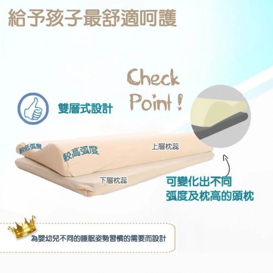 0/3 Baby 睡樂寶零壓力嬰幼童記憶枕