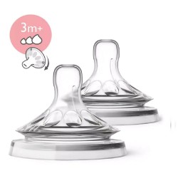 Avent Natural 可變流量奶咀 - 3 m+