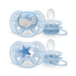 Avent ultra soft 安撫奶嘴 6-18m (SCF223/03)