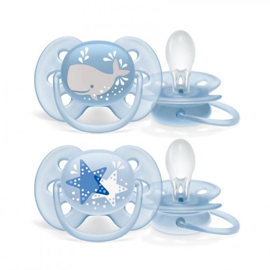 Avent ultra soft 安撫奶嘴 6-18m (SCF223/03)