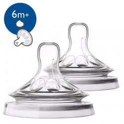 Avent Natural 奶咀 (Y-cut) 濃稠液體使用  - 6 m+