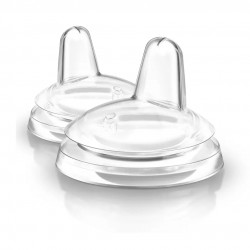 Avent 柔軟矽膠軟嘴 - 2 pcs