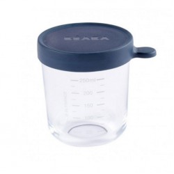 Beaba 玻璃食物儲存器 250 ml - 深藍