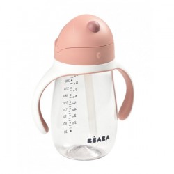 Beaba 吸管杯 300ml - 粉紅
