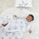 Aden + Anais essentials 嬰兒棉紗包巾 4pcs - Mickey Stargaze