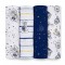 Aden + Anais essentials 嬰兒棉紗包巾 4pcs - Mickey Stargaze
