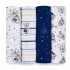 Aden + Anais essentials 嬰兒棉紗包巾 4pcs - Mickey Stargaze