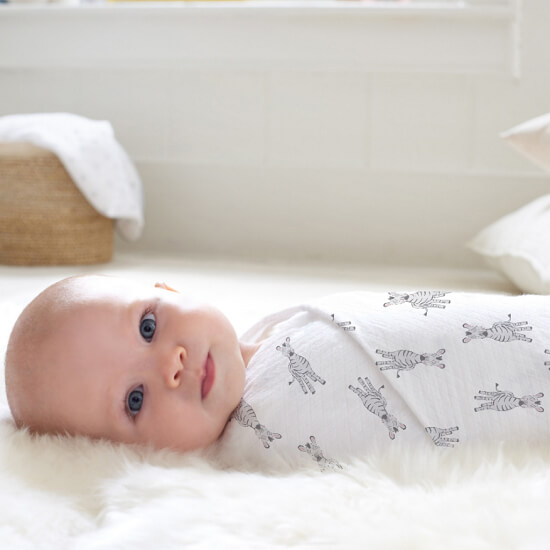 Aden + Anais essentials 嬰兒棉紗包巾 4pcs - Safari Babies