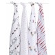 Aden + Anais 經典嬰兒棉紗包巾 4 pcs - Vintage Circus