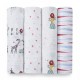 Aden + Anais 經典嬰兒棉紗包巾 4 pcs - Vintage Circus