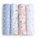 Aden + Anais essentials 嬰兒棉紗包巾 4pcs - Butterfly Garden