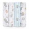 Aden + Anais essentials 嬰兒棉紗包巾 4pcs - 小飛象