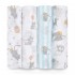 Aden + Anais essentials 嬰兒棉紗包巾 4pcs - 小飛象