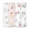 Aden + Anais essentials 嬰兒棉紗包巾 4pcs - 迪士尼公主