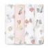 Aden + Anais essentials 嬰兒棉紗包巾 4pcs - 迪士尼公主