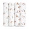 Aden + Anais essentials 嬰兒棉紗包巾 4pcs - Disney + Friends