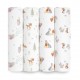 Aden + Anais essentials 嬰兒棉紗包巾 4pcs - Disney + Friends