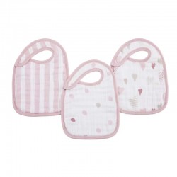 Aden + Anais 按扣鈕圍兜 3 pcs - Heart Breaker