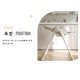 Aguard 2.0 Tosby 7 段式可躺高腳餐椅 - 奶油白色