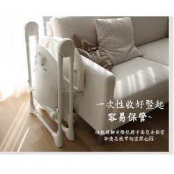 Aguard 2.0 Tosby 7 段式可躺高腳餐椅 - 奶油白色