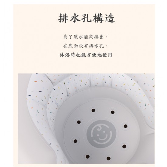 aguard 便攜兩用充氣沐浴學習椅 - 灰
