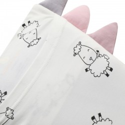 baa baa sheepz 抱抱枕, 中碼 - 白色可愛羊仔及大星星