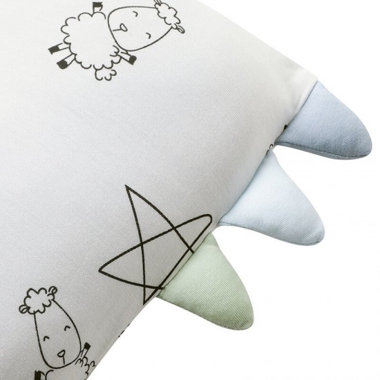 baa baa sheepz 抱抱枕, 細碼 - 白色可愛羊仔及大星星