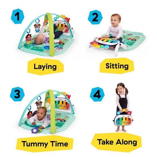Baby Einstein 農場探險家 4 合 1 動感音樂語言探索遊戲墊