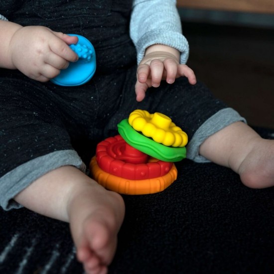 Baby Einstein 多重質感推疊及牙膠玩具