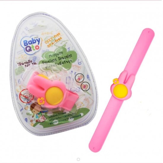 Baby Qto 防蚊腕帶 - 兔子