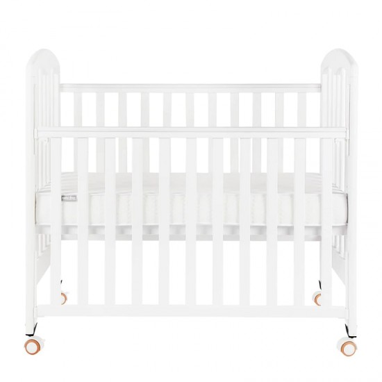 Baby Star Cozzi 嬰兒木床, 白色  - 43 x 26"