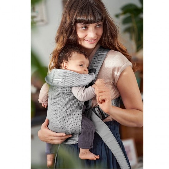 Babybjorn Mini 嬰兒揹帶 - Grey Mesh