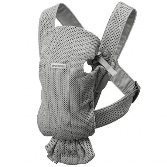 Babybjorn Mini 嬰兒揹帶 - Grey Mesh
