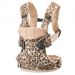 Babybjorn Carrier One Cotton 嬰兒揹帶 - Beige / Leopard