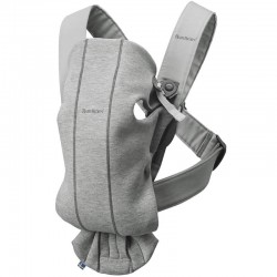Babybjorn Carrier Mini 嬰兒揹帶 - 淺灰 3D Jersey