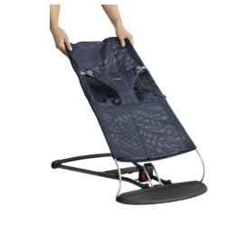 Babybjorn 平衡搖椅替代椅套 - Navy Blue Mesh