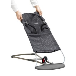 Babybjorn 平衡搖椅替代椅套 - Anthracite Mesh