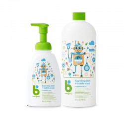 BabyGanics 奶瓶洗潔液無香味 - 473 ml + 946 ml