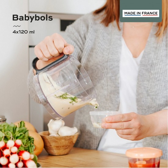 Babymoov Babybols 食物儲存碗 - 4個 x 120毫升 (S碼)