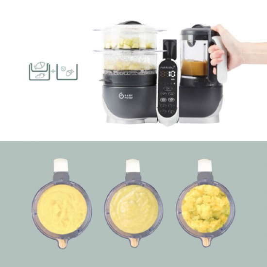 Babymoov Nutribaby+ 蒸煮食物攪拌調理機 - 灰色