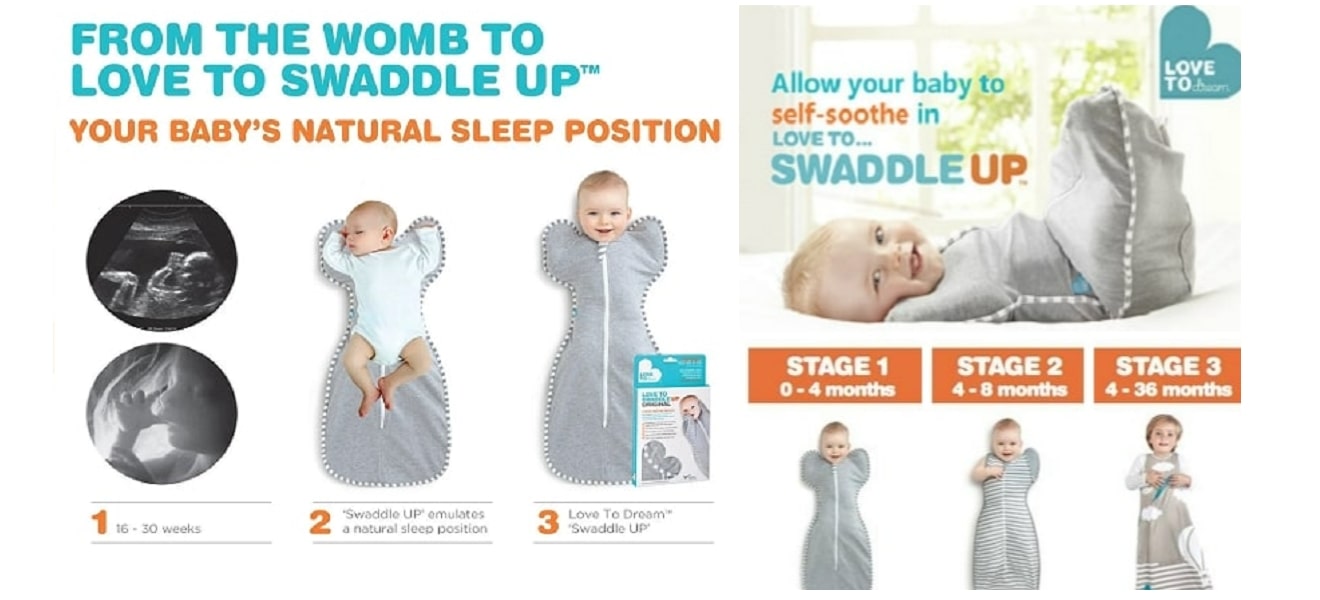 Love to dream swaddle 蝶型包巾