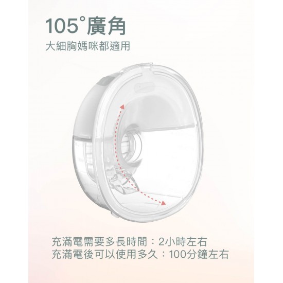 b&h Athena 醫院級穿戴式免提電動奶泵 1 pcs