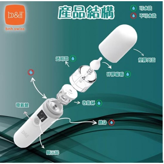 b&h 醫療級電動嬰吸鼻器