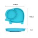 b&h 防滑矽膠餐盤 - 大象