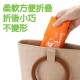 b&h 便攜式兒童矽膠圍兜 - 橙色 I Love Mommy