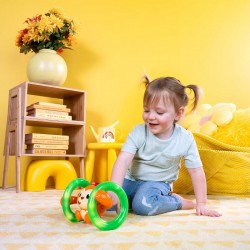 Bright Starts 滾動發光猴子玩具
