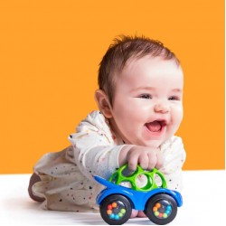 Bright Starts Oball 車仔 - 藍色