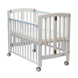 C-Max 摺合嬰兒床 - 白色 - 43 x 24"