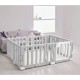 Caraz Leaf 寶寶屋 - 時髦灰, 168 x 128 cm (適合Q4地墊)