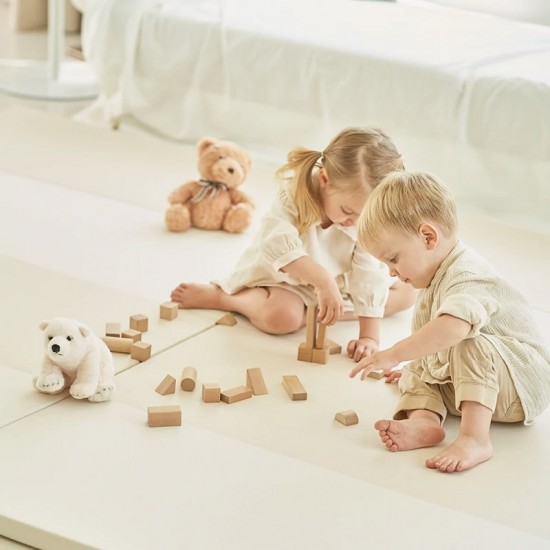 Caraz W4 遊戲爬行墊 - 200 x 140 cm - 溫暖米 Cozy Beige